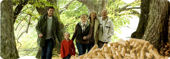 Familie im Herbst
