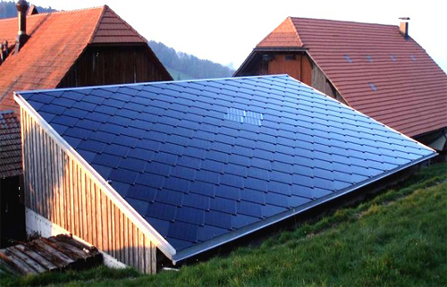 Photovoltaik anstatt Ziegel ist chic Photovoltaik anstatt Ziegel ist chic