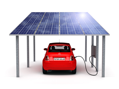 Der Solar Carport von Peter Solar bringt Doppelnutzen Der Solar Carport von Peter Solar bringt Doppelnutzen